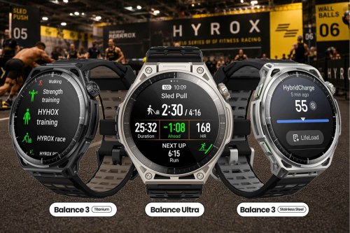 Amazfit, Amazfit Balance Ultra, smartwatch, HybridCharge Energy Intelligence, Amazfit Balance 3, olahraga, Amazfit Balance 3 serta Balance Ultra Resmi, Baterai Tahan 30 Hari dan Ada Fitur Hyrox