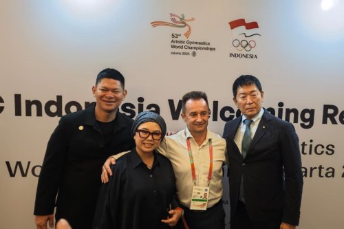 Raja Sapta Oktohari, Komite Olimpiade Indonesia, NOC Indonesia, federasi gimnastik indonesia, Kejuaraan Dunia Gimnastik 2025, Artistic Gymnastics World Championship 2025, Kejuaraan Dunia Gimnastik 2025 Gunakan AI, Indonesia Tegaskan Kesiapan dan Targetkan Final