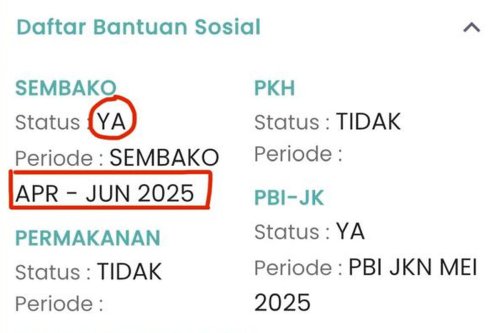 Cara Cek dan Jadwal Pencairan Bansos BPNT Rp 600.000 September 2025