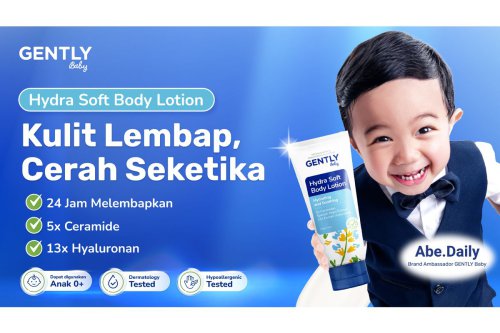 Hydra Soft Body Lotion, Solusi untuk Kulit Sensitif Bayi dari Gently Baby