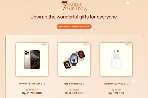 Daftar Harga iPhone Hari Ini 28 Desember 2025, Flash Sale iPhone 16 Pro Max Diskon Rp 7 Juta