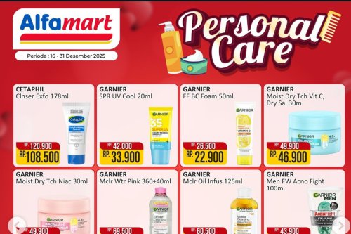 Promo Alfamart Hari Ini 24 Desember 2025, Cetaphil dan Produk Skincare Pesta Diskon
