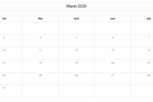 Kalender Libur Lebaran 2026: Tanggal Merah, Cuti Bersama, dan WFA
