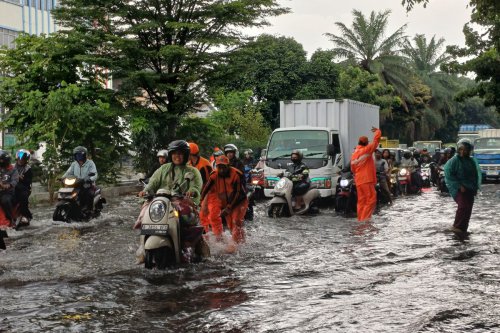 Daftar 5 Ruas Jalan Terdampak Banjir Jakarta Hari Ini