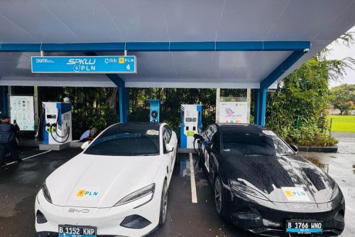 Uji Keandalan SPKLU, Komunitas Mobil Listrik Turing Jawa Bali