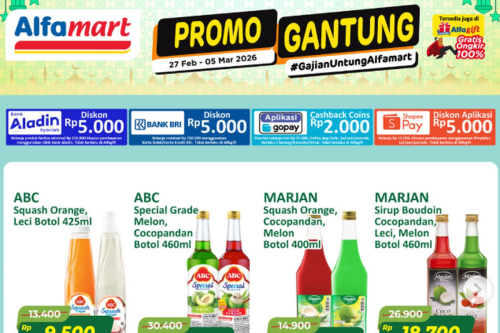 Promo Gantung Alfamart Hari Ini 27 Februari 2026, Minyak Goreng Hemat Mulai Rp 38.000-an