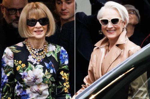 Ketika Anna Wintour Bertemu Meryl Streep di Milan Fashion Week