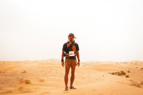 Alasan Diego Yanuar Lari Maraton di Gurun Sahara Pakai Sandal