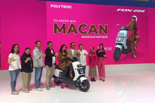 Polytron, motor listrik baru, Polytron Fox 200, Fox 200, Polytron Luncurkan Fox 200, Motor Listrik buat Perempuan