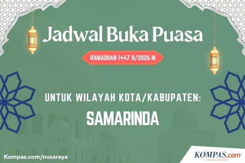 Buka Puasa Kota Samarinda Hari Ini dan Azan Maghrib 9 Maret 2026