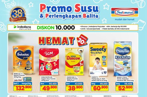 Promo Indomaret Hari Ini 7 Juni 2026, Susu Anak Diskon hingga 50 Persen