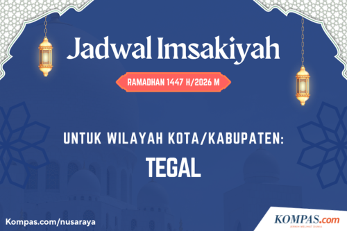 Jadwal Imsakiyah Tegal Hari Ini, 21 Februari 2026