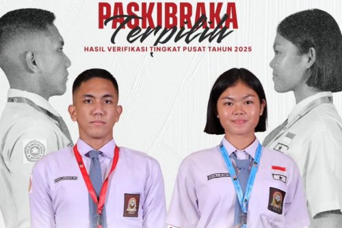 Sosok Paskibraka Adinata Harahap dan Kristine Ginting, Wakil Sumatera Utara di Istana Merdeka