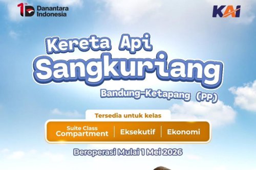 Tanpa Transit! KA Sangkuriang Hubungkan Banyuwangi-Bandung, Ada Promo Diskon Tiket 50 Persen