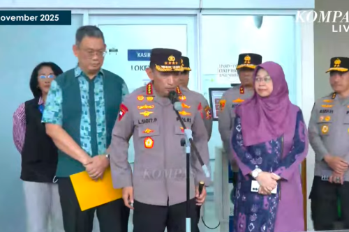 Polisi Dalami Motif Pelaku Ledakan di SMAN 72 Jakarta, 29 Korban Masih Dirawat