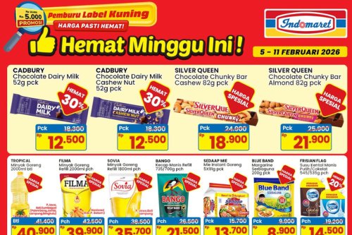 Promo Indomaret Hari Ini 8 Februari 2026, Ada Tebus Murah Makanan Kaleng