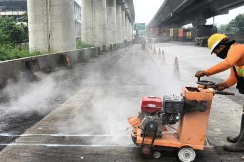 Jakarta, Lalu Lintas, rekonstruksi, Jalan Tol Jakarta-Cikampek, Cikampek, titik, pemeliharaan, Hati-Hati, Ada Rekonstruksi Jalan di Tol Jakarta&ndash;Cikampek Pekan Ini