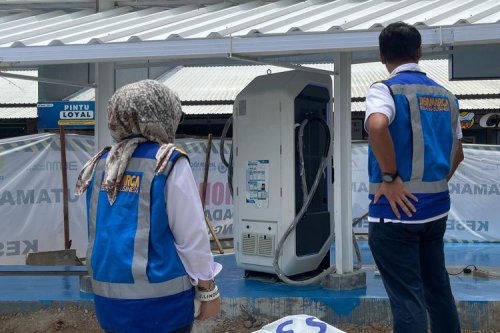 2 SPKLU Ultra Fast Charger Hadir di Ruas Tol Medan&ndash;Kualanamu&ndash;Tebing Tinggi