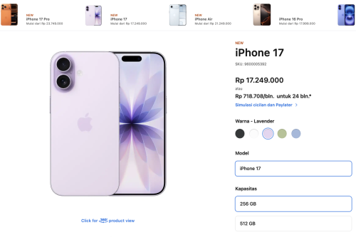 Cara Beli iPhone 17 Online di iBox, Praktis Bisa dari Rumah