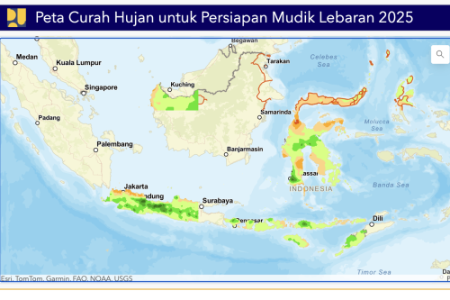 Link dan Cara Cek Curah Hujan Selama Mudik Lebaran 2025