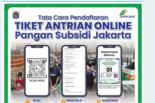 Cara Ambil Antrian KJP Plus untuk Beli Pangan Subsidi Murah dari Perumda Pasar Jaya