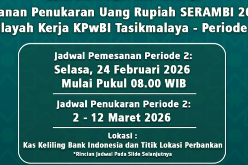Resmi Dibuka! Jadwal dan Lokasi Tukar Uang Baru Lebaran 2026 di Ciamis