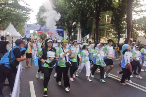 Top 9.000+ Pelari Ramaikan Lions Run 2025, Dukung Para Pejuang Kanker