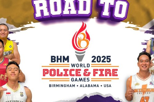 Bhayangkara Basketball Wakili Indonesia di World Police &amp; Fire Games 2025