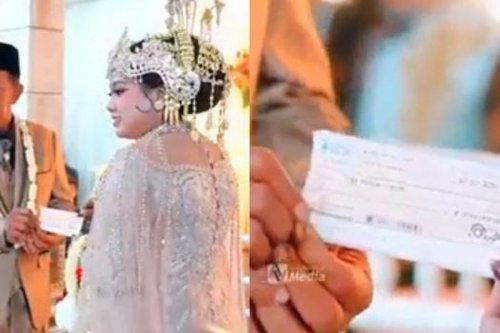 Pria 74 Tahun Nikahi Gadis 24 Tahun dengan Mas Kawin Cek Rp 3 Miliar