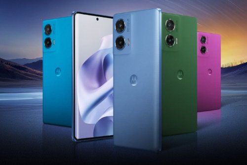 Moto G96 5G Resmi dengan Cover Kulit dan Layar Melengkung di Sisi