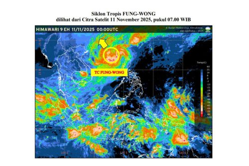 Filipina Porak-poranda Dihantam Siklon Tropis Fung-Wong, Ini Dampaknya bagi Indonesia