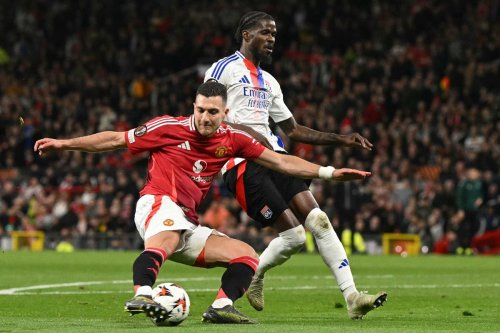 Manchester United, Liga Europa, Man United vs Lyon, Hasil Liga Europa, LIVE Skor Liga Europa Man United Vs Lyon 2-2: Onana Gagal Halau Bola di Garis Gawang, Tim Tamu Samakan Agregat