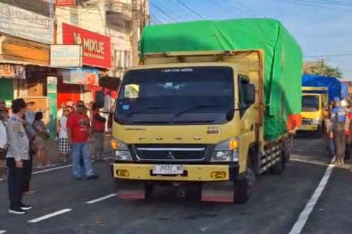Jalan Ambles di Tabanan Selesai Diperbaiki, Jalur Denpasar&ndash;Gilimanuk Kembali Dibuka