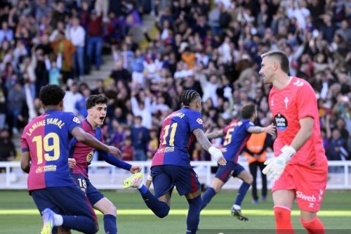Hasil Barcelona Vs Celta Vigo 4-3: Penalti Raphinha Bawa Barca Menangi Drama 7 Gol