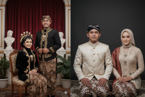 foto AI, Gemini AI, foto prewedding ai, foto prewedding gemini ai, 20 Salinan Teks Gemini AI Foto Prewedding Adat Jawa, Cocok buat Medsos dan Undangan Digital