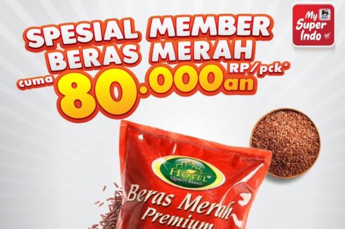 Promo Superindo Hari Ini 30 Januari 2026, Beras Merah dan Ayam Kampung Harga Miring