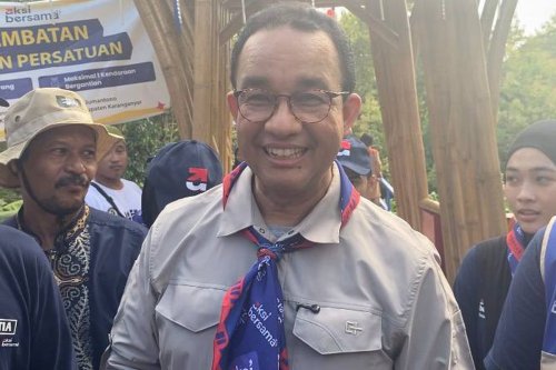 Respons Anies Usai Didoakan Jadi Presiden Saat Resmikan Jembatan Gantung di Karanganyar