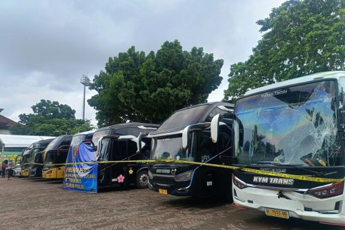 Bos PO KYM Trans Diduga Cuci Uang dari Impor Pakaian Bekas, 7 Unit Bus Disita Bareskrim Polri