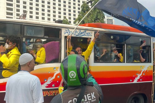 1.000 Mahasiswa BEM UI Bergerak ke Polda Metro Jaya, Tuntut Pertanggungjawaban Polisi