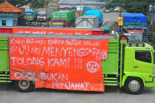 Demo Sopir Truk di Jakarta, Kemenhub Buka Pintu Dialog Terkait Aturan ODOL