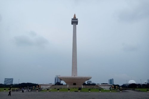 Tempat Parkir di Monas, Awas Ban Digembosi Jika Parkir Sembarangan