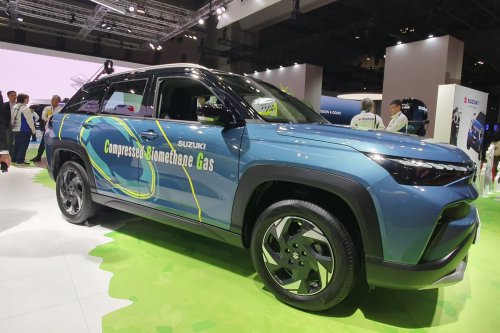 Suzuki, Suzuki Motor Corporation, Japan Mobility Show 2025, suzuki victoris 2025, suzuki victoris cbg, bio methane gas, Ini Dia Suzuki Victoris CBG, SUV Bertenaga Biogas