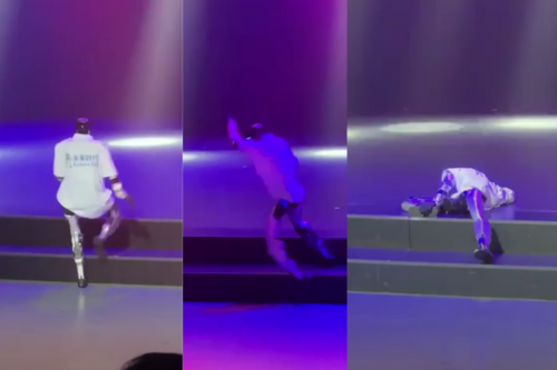Moonwalk ala Michael Jackson, Robot Humanoid Mendadak "Pingsan"