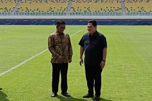 Timnas Indonesia, pssi, erick thohir, Jakarta International Stadium, FIFA Matchday, Kualifikasi Piala Dunia 2026, Stadion Utama Sumatera Utara, Banten Internasional Stadium, kandang timnas indonesia, PSSI Incar Tiga Stadion untuk Kandang Baru Timnas Indonesia