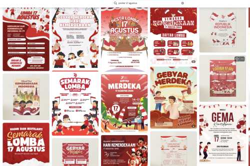 Cara Bikin Poster 17 Agustusan yang Keren dan Patriotik