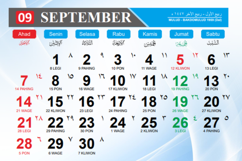 Kalender Jawa Minggu Ini 7-13 Agustus 2025, Cek Weton, Neptu dan Wuku