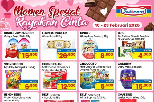 Promo JSM Indomaret Jumat 13 Februari, Harga Minyak Goreng Mulai Rp 38.000