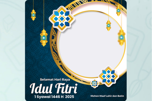 Top 50+ Link Download Twibbon Idul Fitri 2025 Menarik buat Menyambut Lebaran
