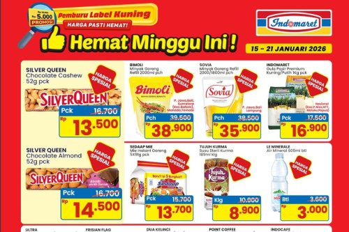 Promo Indomaret Hari Ini 16 Januari 2026, Beli Mi Instan Satu Karton Harga Lebih Hemat
