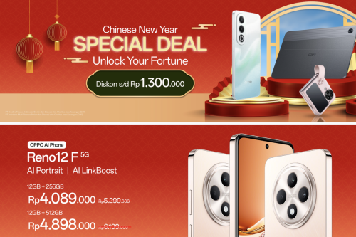 Update Harga HP OPPO Hari Ini 15 Februari 2026, Ada Promo Spesial Imlek